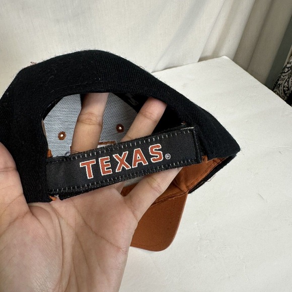 Vintage‎ University of Texas Longhorns Embroidered Team Spirit One Size Black - Picture 4 of 6